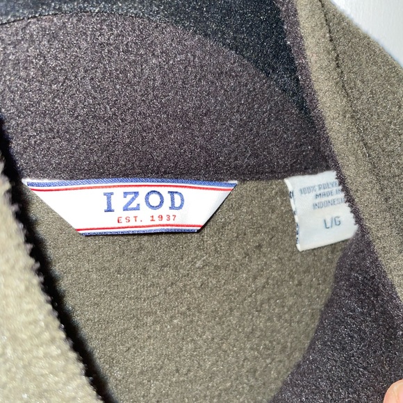 Izod large vest w/ zipper - Picture 3 of 3